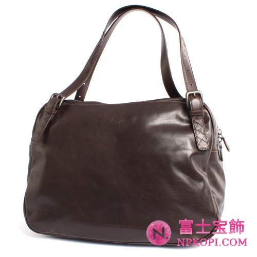 Bottega Veneta/ボッテガ・ヴェネタ  カーフレザー ショルダーバッグ ダークブラウン 248521VN0321301【2011年春夏新作】 